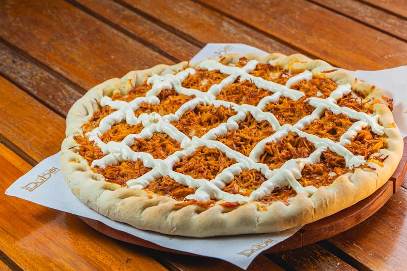 BBQ Chicken pizza at Jet's pizza Deerfield Beach